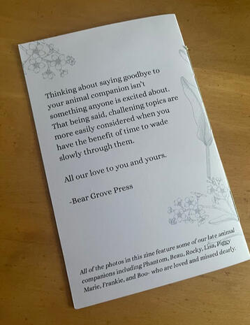 Preparing for Your Animal Companion’s Death - Understanding your options and the processes ahead of time will give you access to many more resources and can help you moor when the time comes.